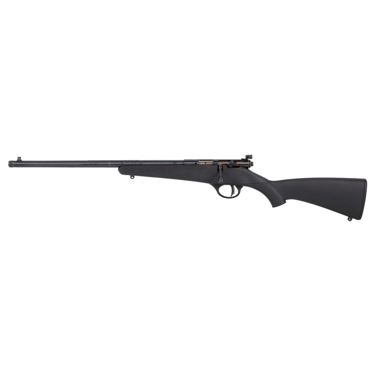 Savage Arms Rascal F-SR Single Shot Rimfire .22 LR 16.25" Heavy Bbl 1rd Synth AccuTrigger Black/Black LH Full Bolt Action Rifle 13829 - Main Image