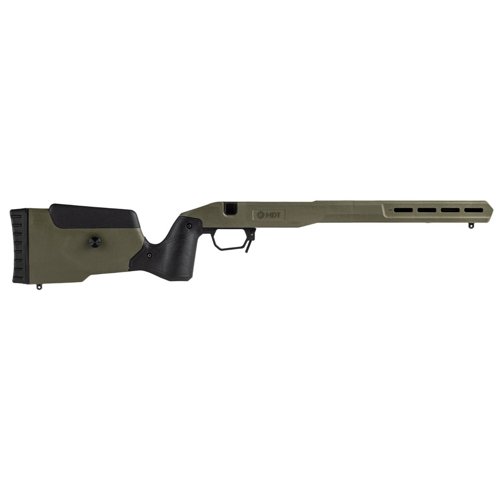 MDT Field Stock Ruger American LA RH ODG Chassis System 109545-ODG
