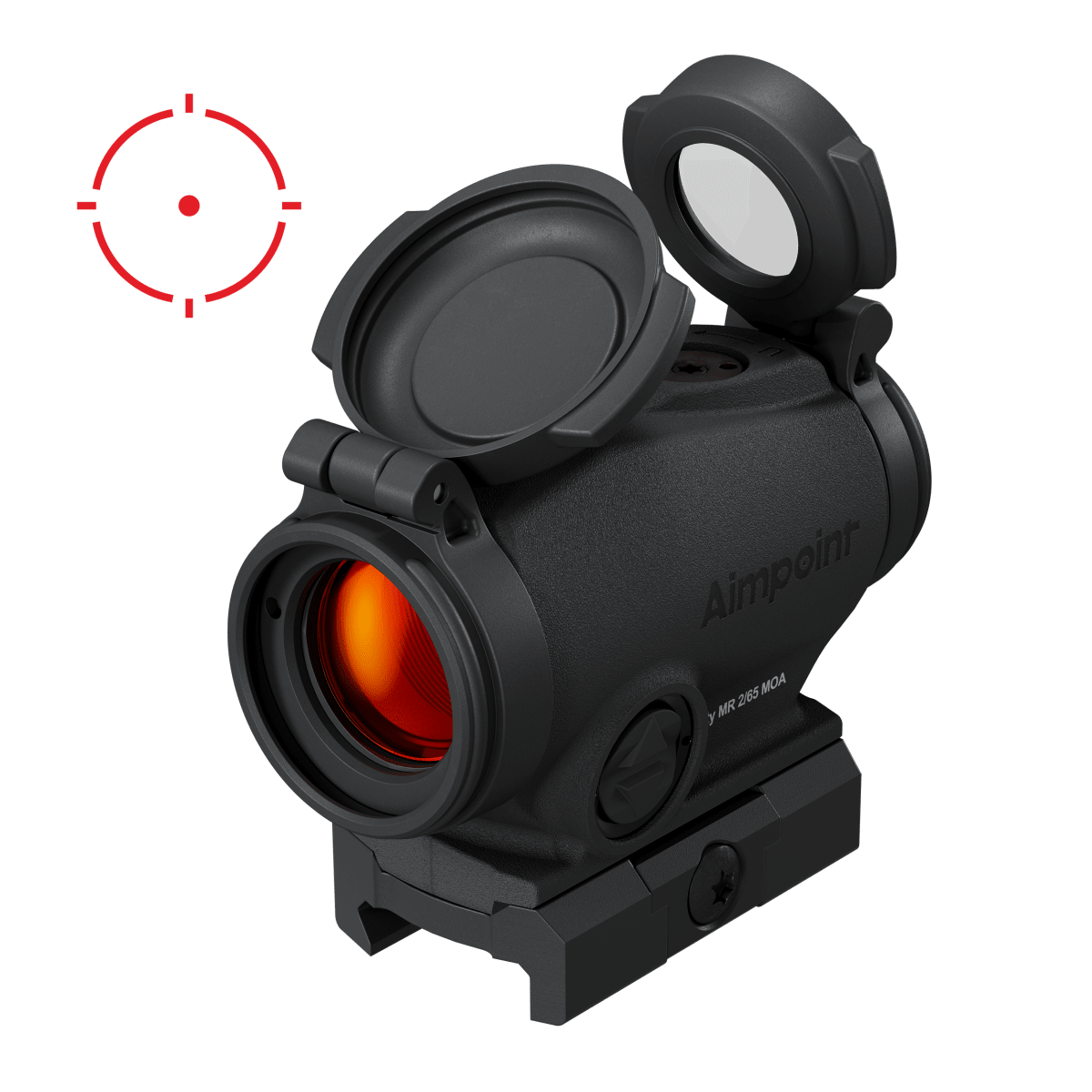 Aimpoint Duty RDS MR 2 MOA Dot / 65 MOA Circle 30mm Mount Reflex Sight 200982
