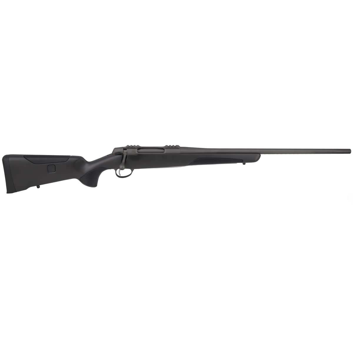 Sako 90 Adventure Cerakote Tungsten 300 WIN No Sights 24.5 Fluted BBL 1:10 TPI RH Std Trig 4RD Glass Fiber / Black J06190