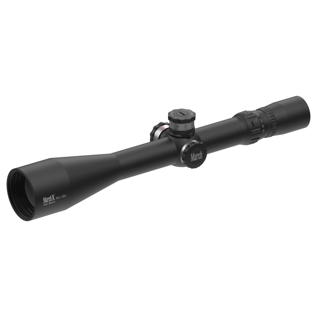March-X Tactical "High Master" 10x-60x56mm SFP MTR-5 1/8 MOA Riflescope w/Writable Turrets D60HV56TMW-MTR-5 - Main Image