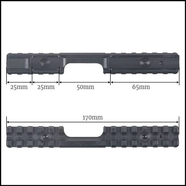 Contessa Picatinny Rail for Anshutz 54-64. 0 MOA PH29