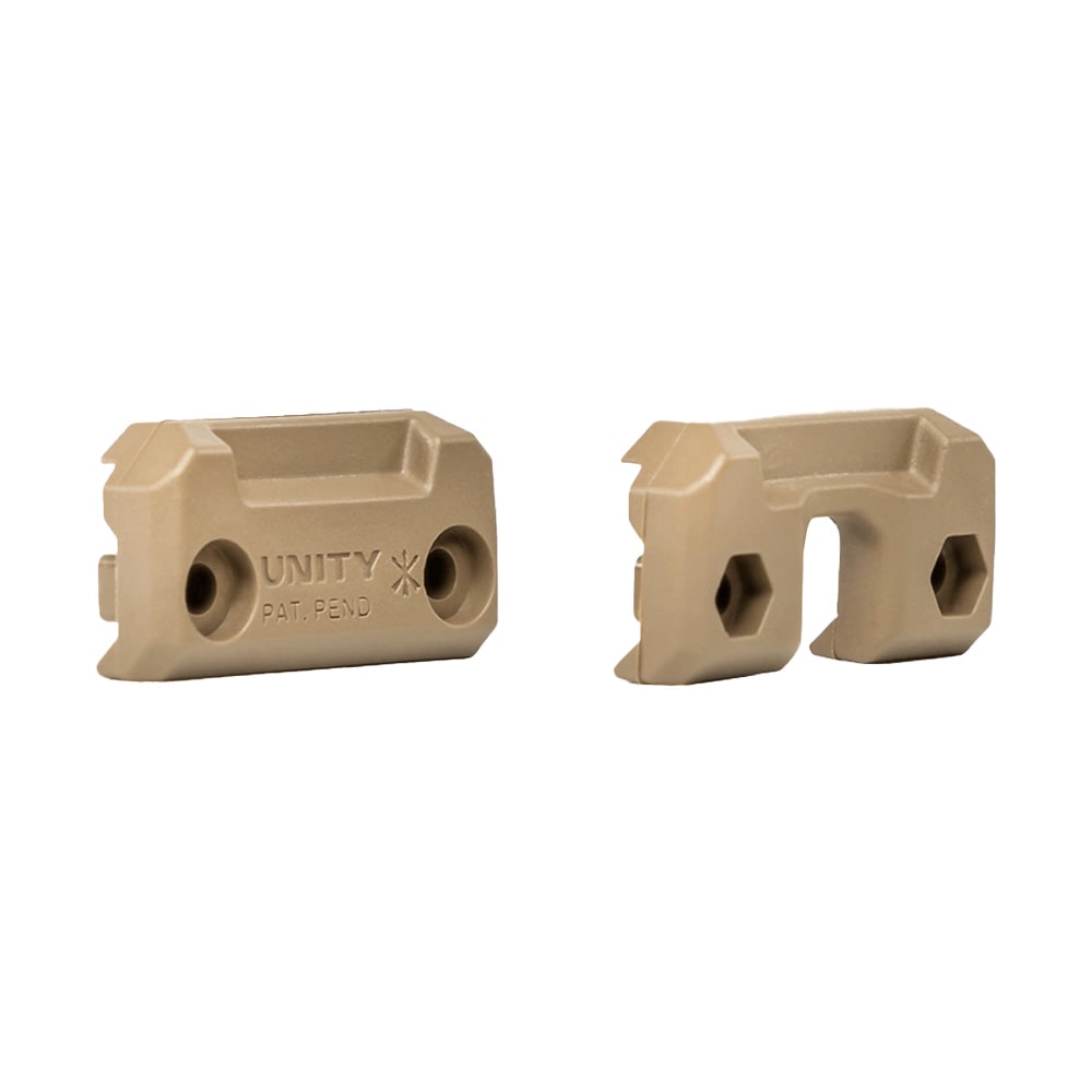 Unity Tactical ModButton Lite Guard Set for Picatinny Rail, FDE MBL-GRD-FDE - Main Image