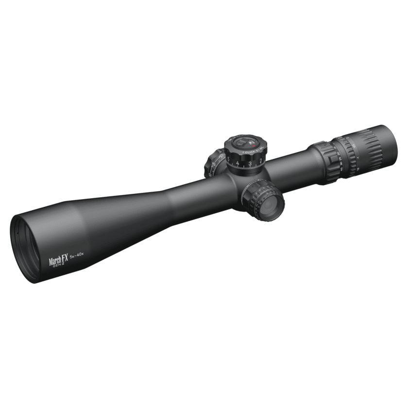 March FX Tactical Gen II 5x-40x56 FML-PDKI Reticle 0.1 MIL Illuminated FFP Riflescope D40V56FIML10-G2-FML-PDKI