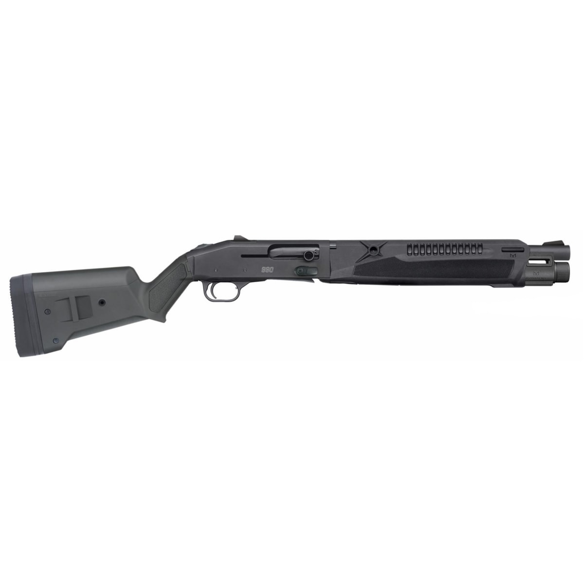 Mossberg 990 Magpul (NFA) 12ga 14.375" Bbl Cylinder Choke Tube Bead Sight 3" Chamber 5+1 Matte Blue Autoloading Shotgun 83014