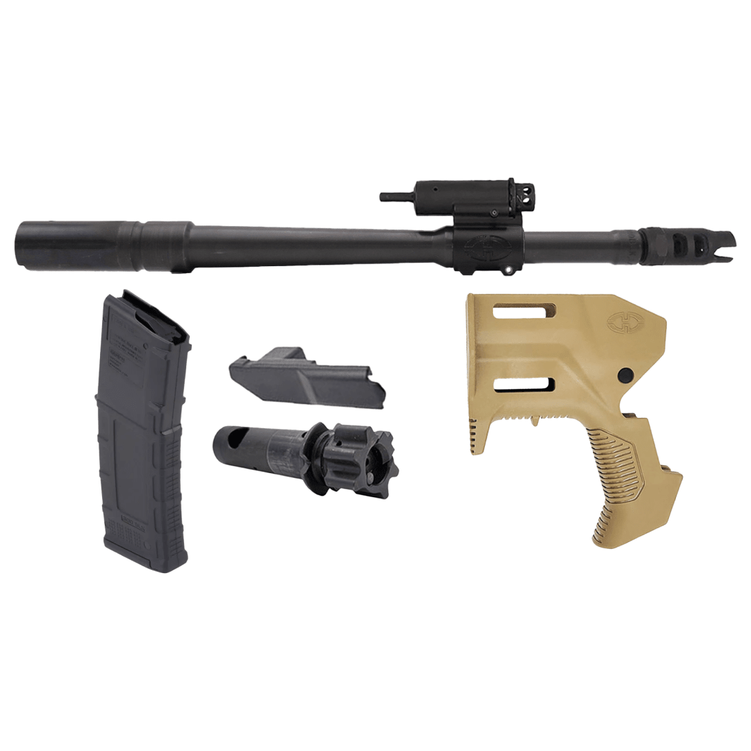 Desert Tech WLVRN Micron 300 Blk Conversion Kit w/ 11.5" Bbl, Bolt, Mag-Catch, 30rd Magazine, FDE Handguard WLV-CK-D1130-F - Main Image