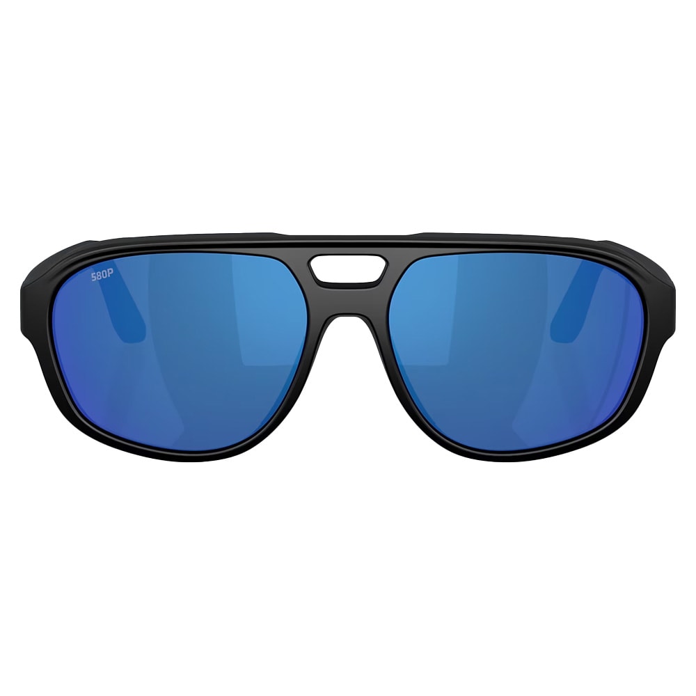 Costa Del Mar Street Heat Matte Black Frame Blue Mirror 580P Lens 06S9133-91330355 - Main Image
