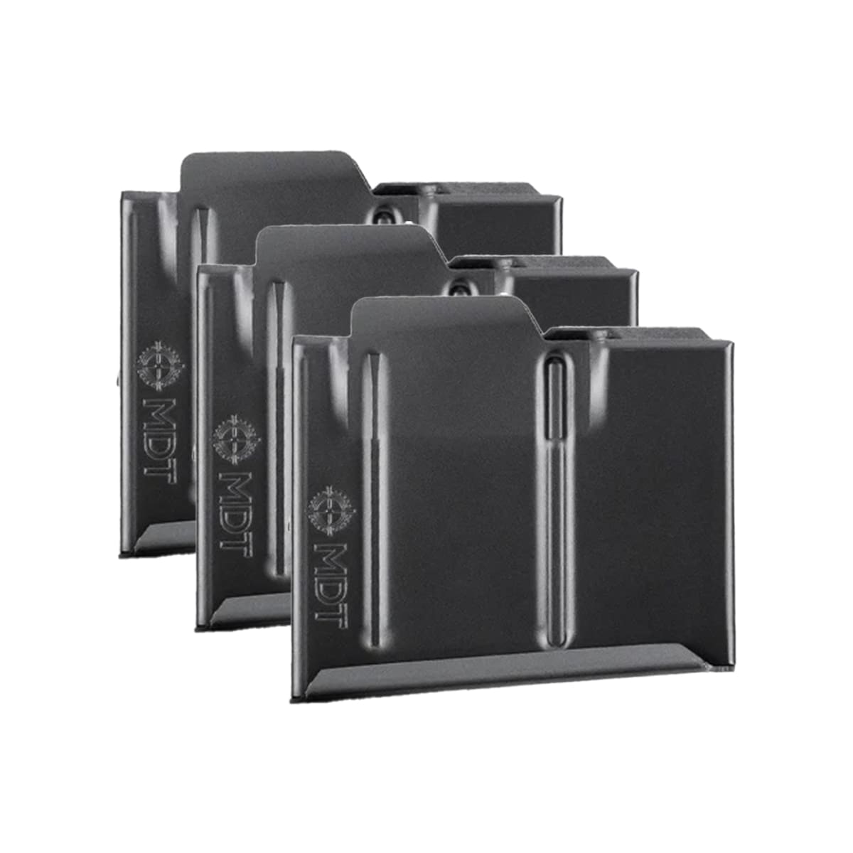 MDT 3-Pack SA .300 WSM/6.5 PRC 3rd Blk Metal Magazine Bundle 103133-BLK-MDT-KIT-3X - Main Image