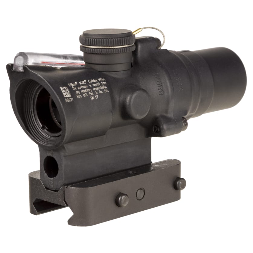 Trijicon Compact ACOG 1.5x16S Riflescope w/ Tritium & Fiber Optic Red Illumination, 9mm RTR Horseshoe Reticle, Q-LOC Picatinny Mount TA44-C-400409 - Main Image
