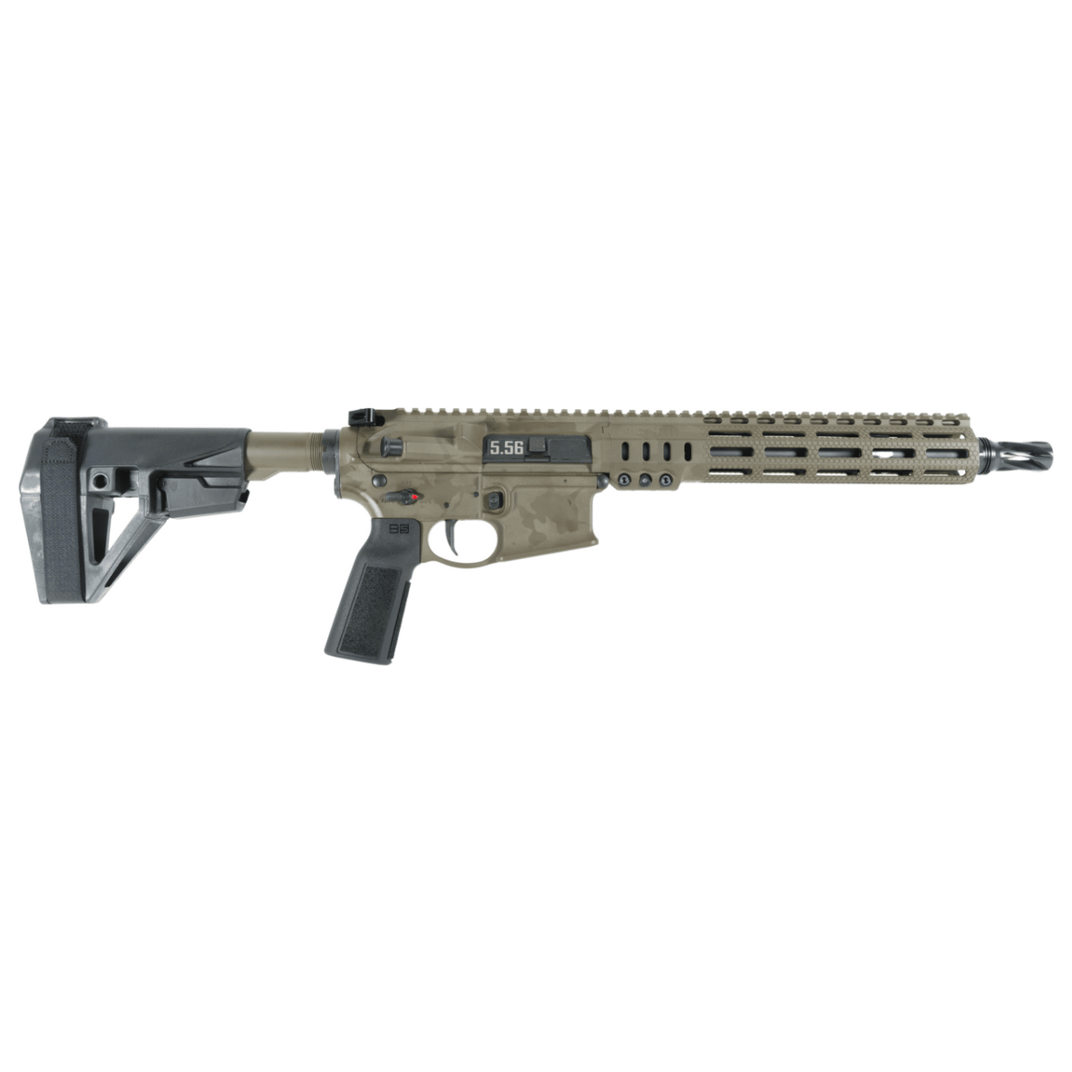 Sons of Liberty Gun Works MK1 CAR Pistol 11 .5" Bbl 5.56 P3 416 Stainless Steel MK1 Cable Management Rail Brace MK1-CAR-556-115SS-PISTOL-CK - Main Image