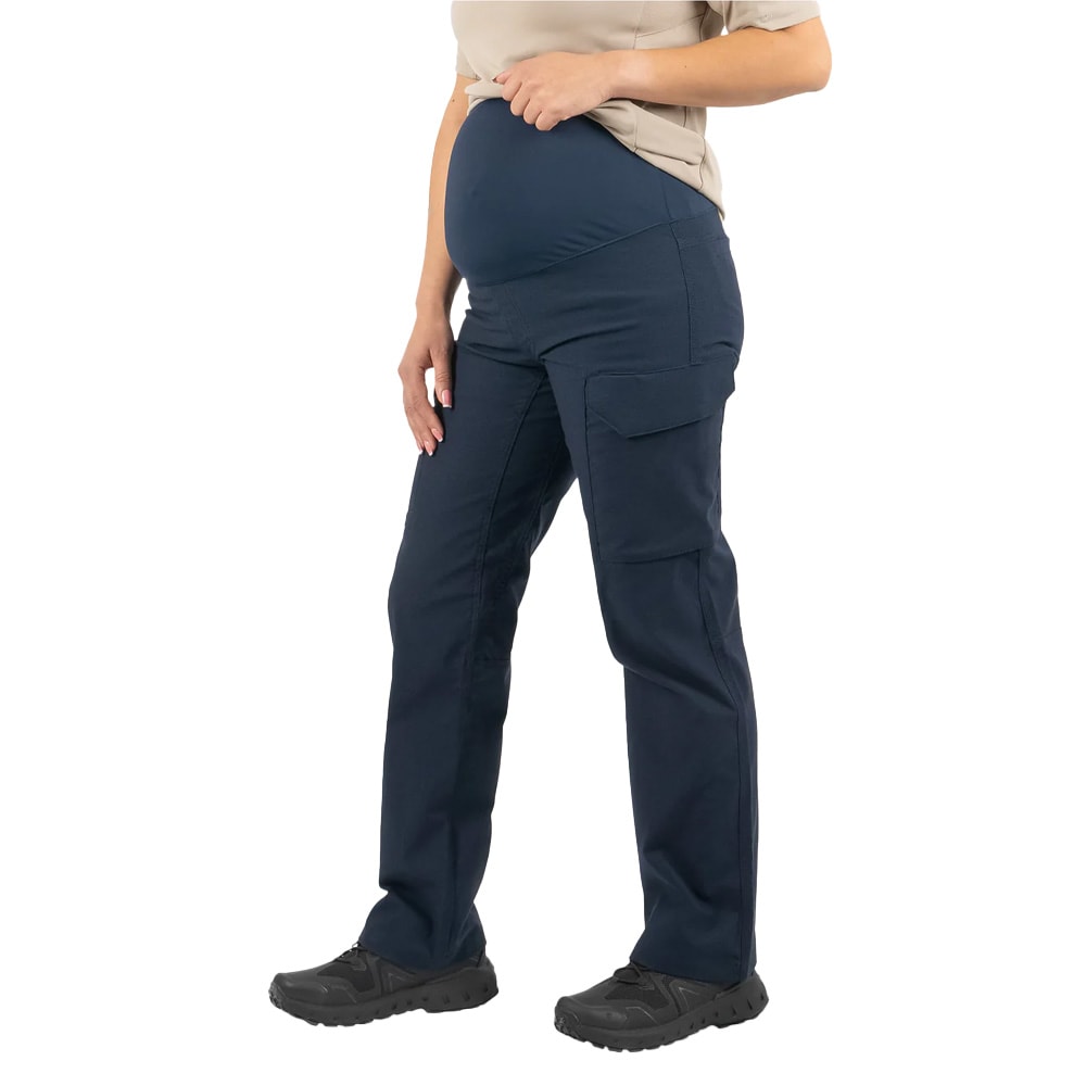 First Tactical Women's V2 Tactical Maternity Pants 2-Way Stretch Water Resistant Double-Dyed Midnight Navy 124011M-729-0-U - Main Image