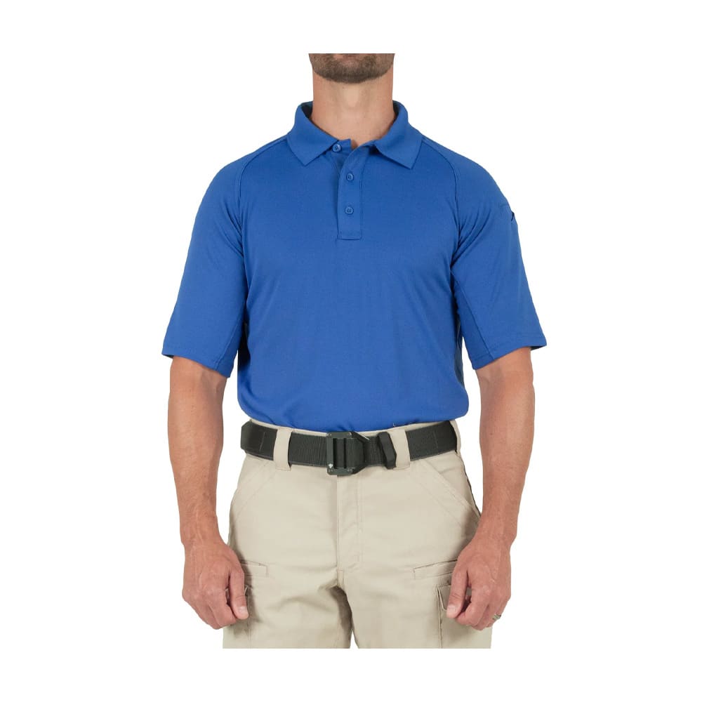 First Tactical Men's Performance Short Sleeve Polo Academy Blue 112509-691 - Main Image