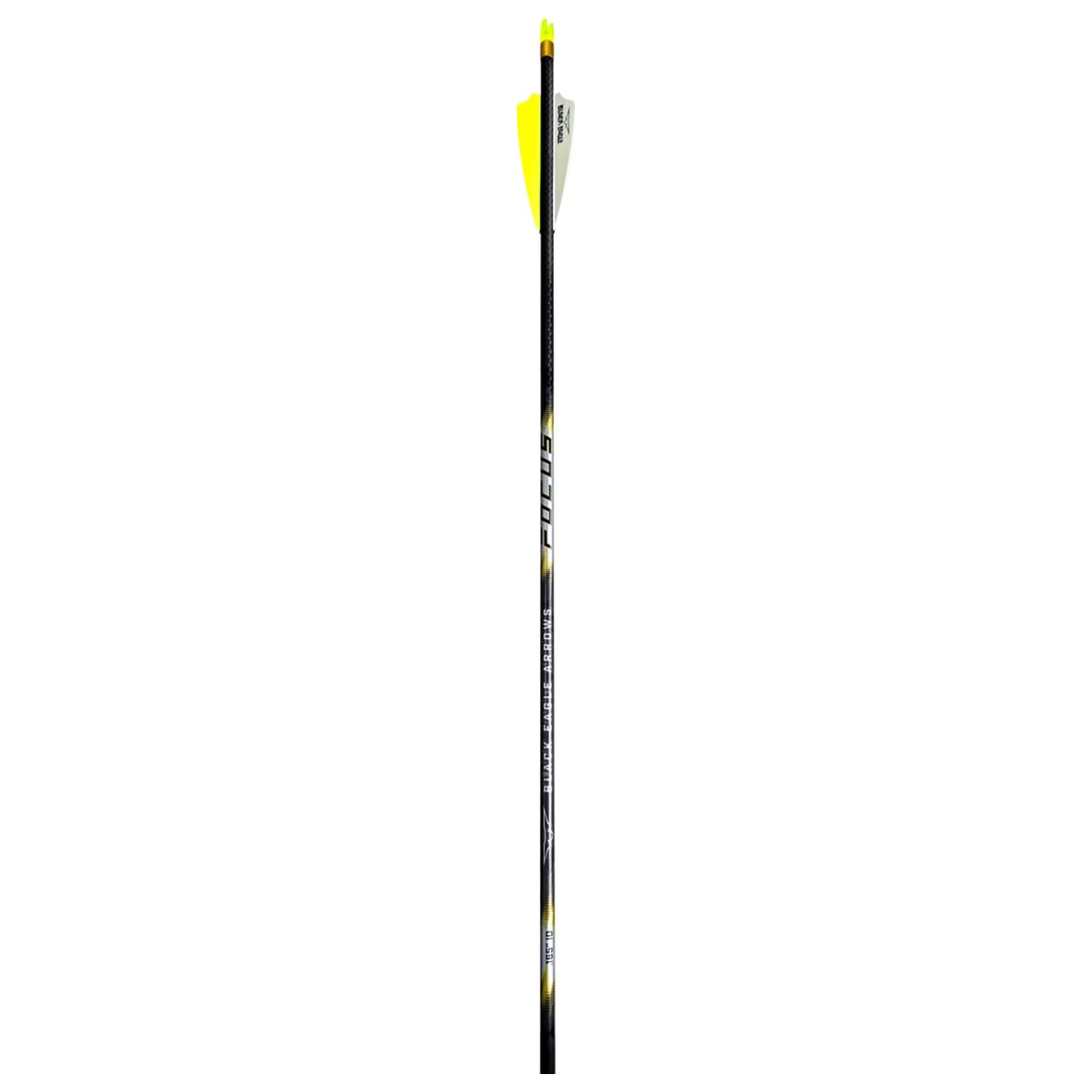 Black Eagle 15/64" Factory Fletched Arrow FOCUS Fletched 6 Pk .001"-250 32914