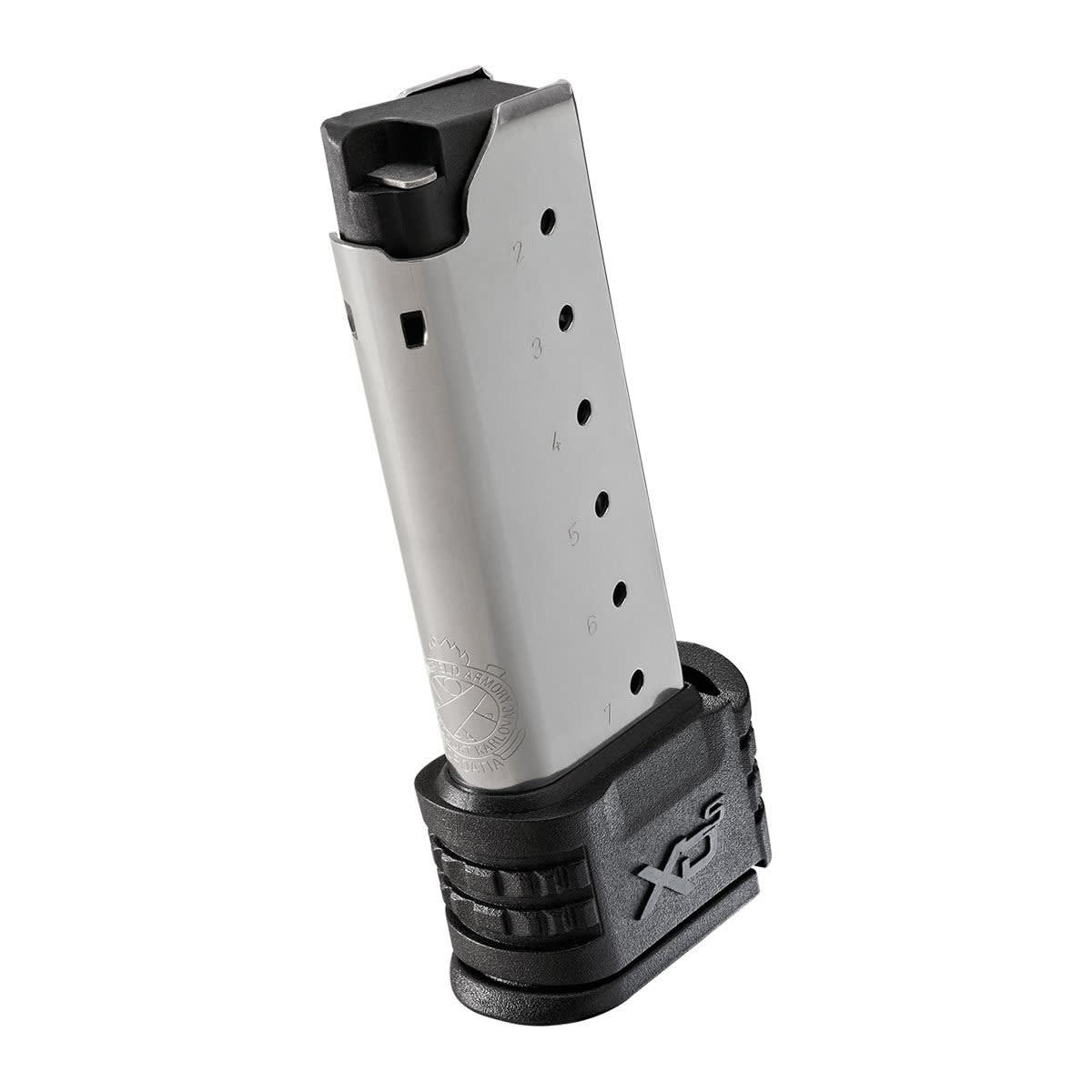 Springfield Armory XD-S .45 ACP 7rd Magazine w/Black Sleeves for Backstraps 1 & 2 XDS50071 - Main Image