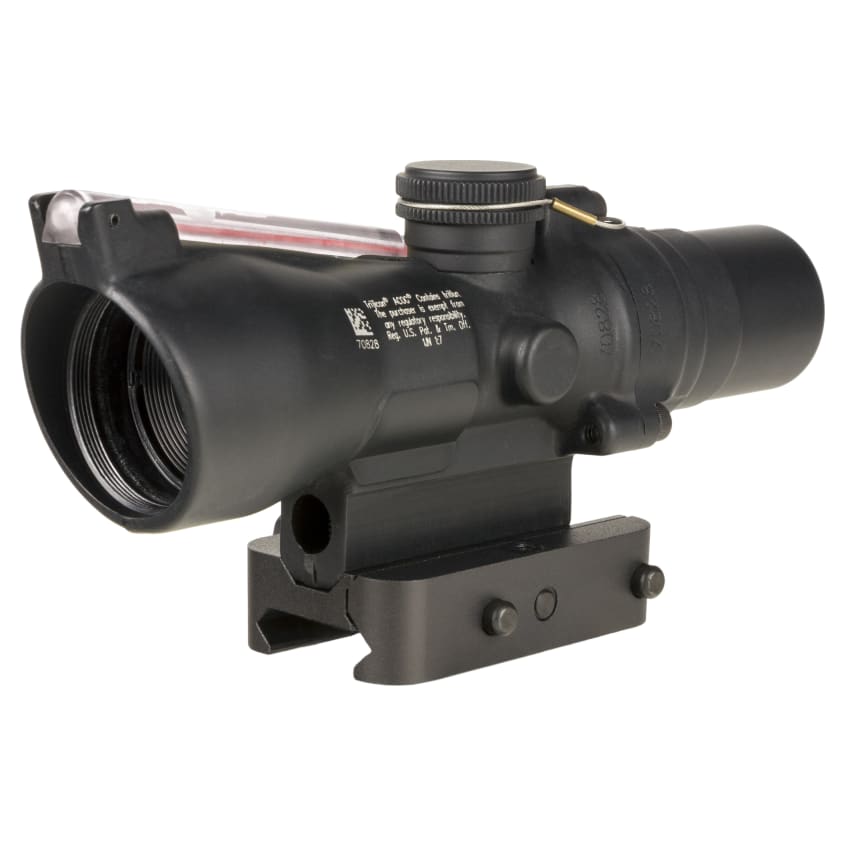 Trijicon Compact ACOG 2x20 Riflescope w/ Tritium & Fiber Optic Red Illumination, .223 RTR Horseshoe Reticle, Q-LOC Picatinny Mount TA47-C-400414 - Main Image