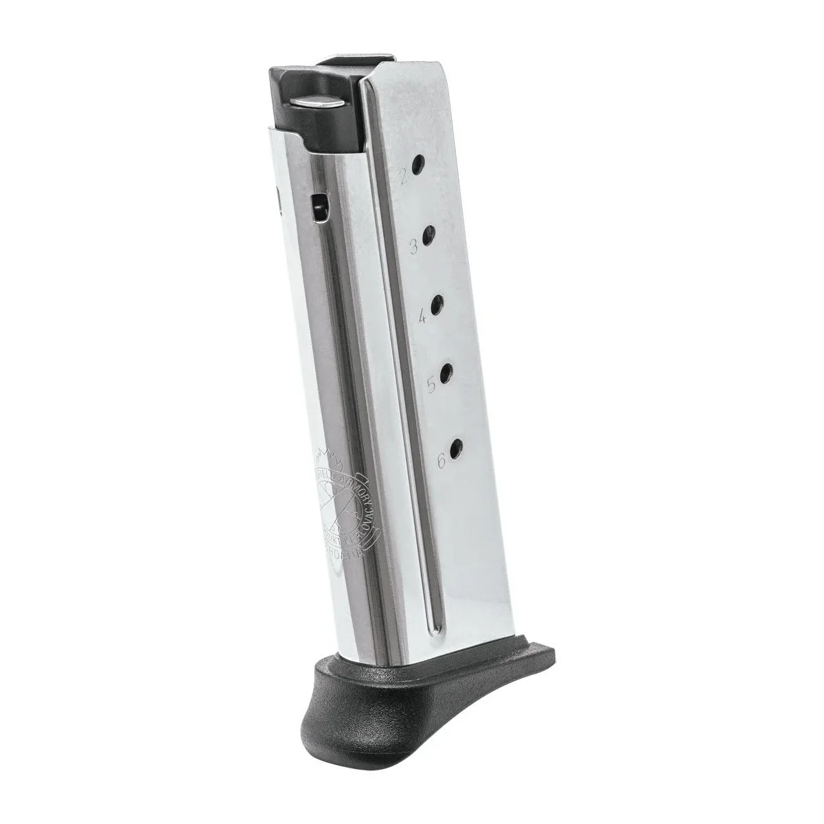 Springfield Armory XD-E .45 ACP 6rd Black Magazine w/Finger Extension Floor Plate XDE5006H - Main Image