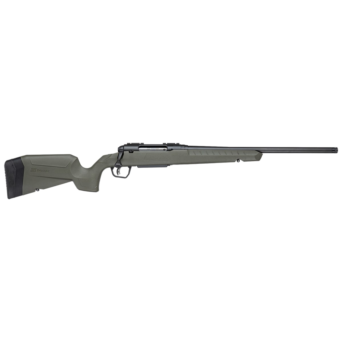 Savage Arms G4 Axis 2 Green .308 WIN 1:10" 5/8x24 20" Heavy Sporter Bbl Carbon Steel/Synth Matte BLK Rifle 33117 - Main Image