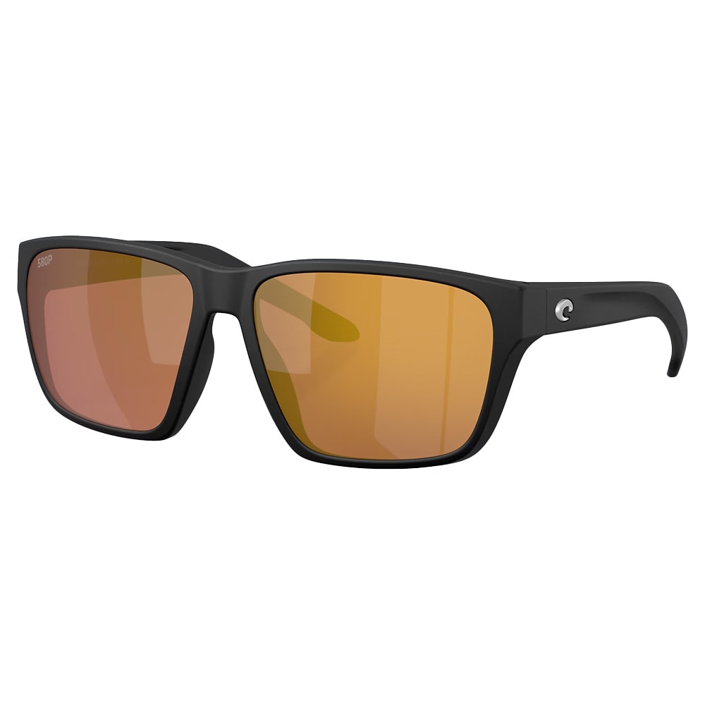 Costa Del Mar Next Gen Rizzler Men's Netplus Black Frame Gold Mirror 580P Polarized Lens Sunglasses 06S9141-91410555 - Main Image