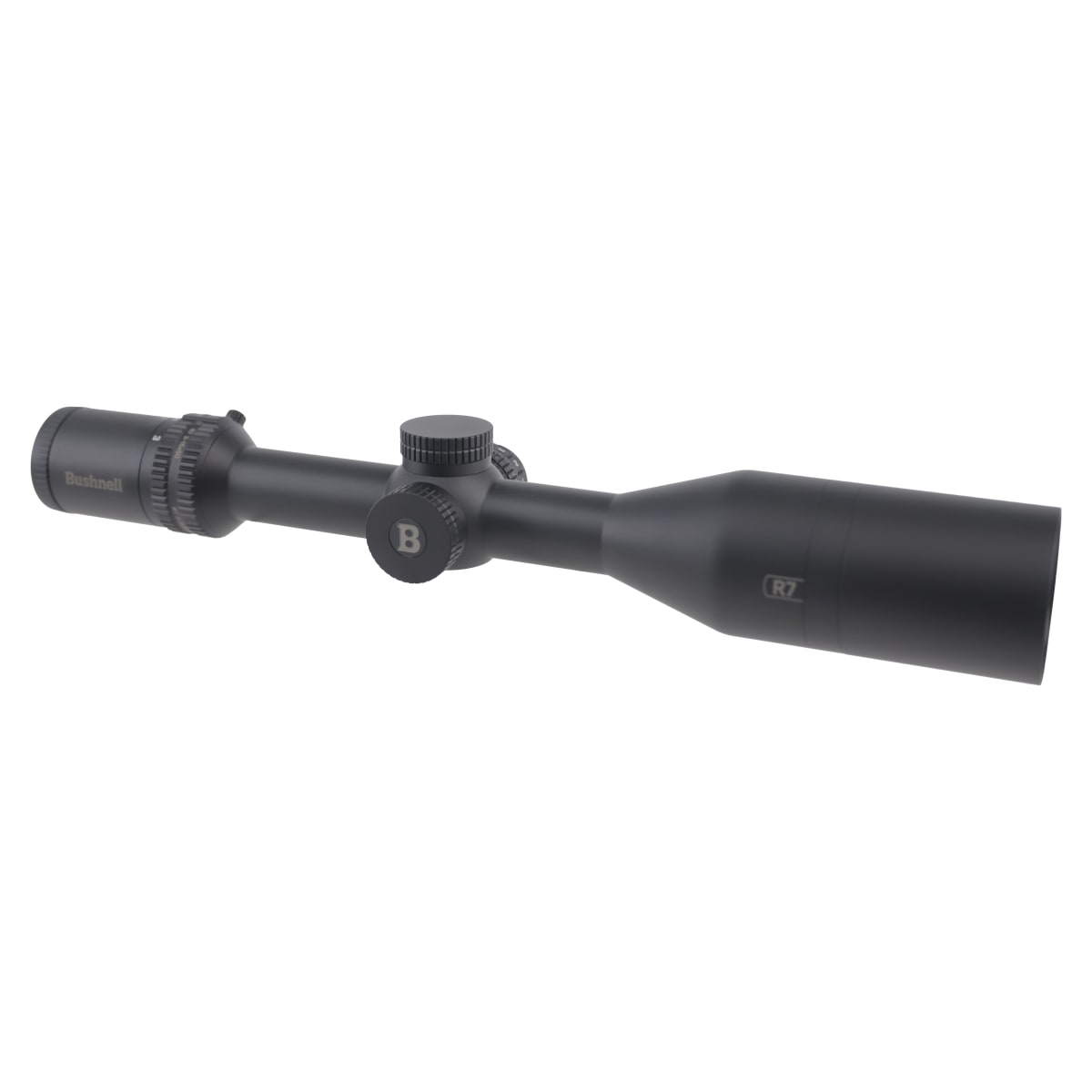 Bushnell 3-15x Magnification 50mm Lens R7 ED Black Riflescope SFP MRAD Fiber Dot w/ Holdover Illuminated Reticle EXO Protective Barrier R7-31550M2 - Main Image