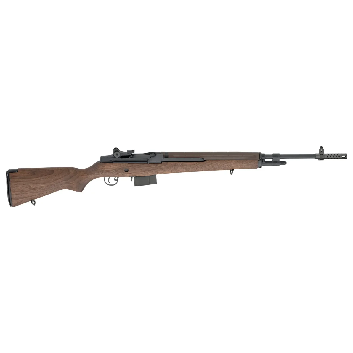 Springfield Armory M1A Standard .308 Win 22" Bbl Walnut CA Compliant Rifle w/ Match Blade Sights, 1x10rd Mags MA9102CA - Main Image