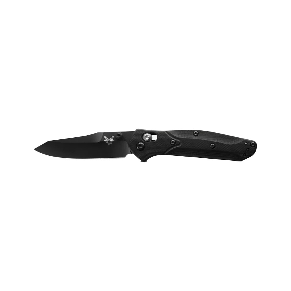 Benchmade 945 Mini Osborne AXIS Reverse Tanto Black Blue G10 Knife 945BK-1