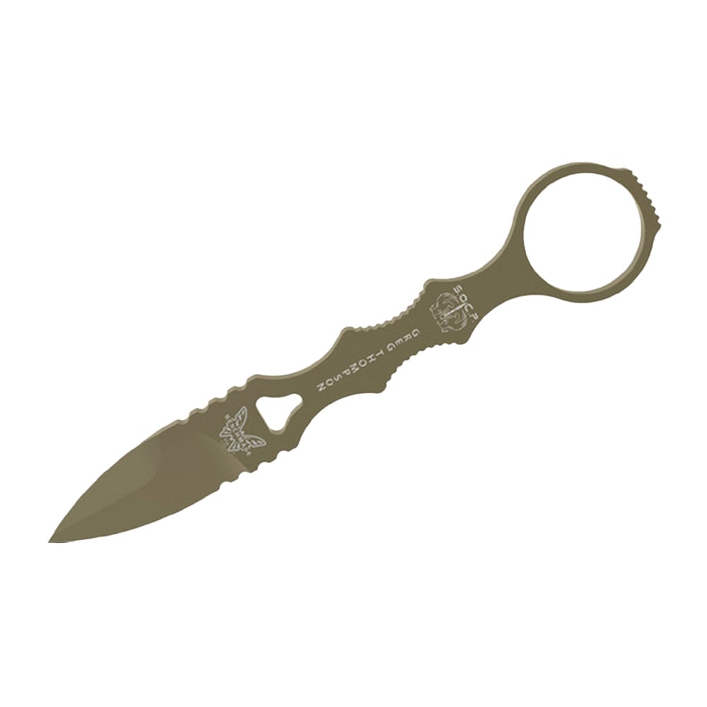 Benchmade SOCP Fixed Blade Spear-Point Olive Drab Green Knife 177GN