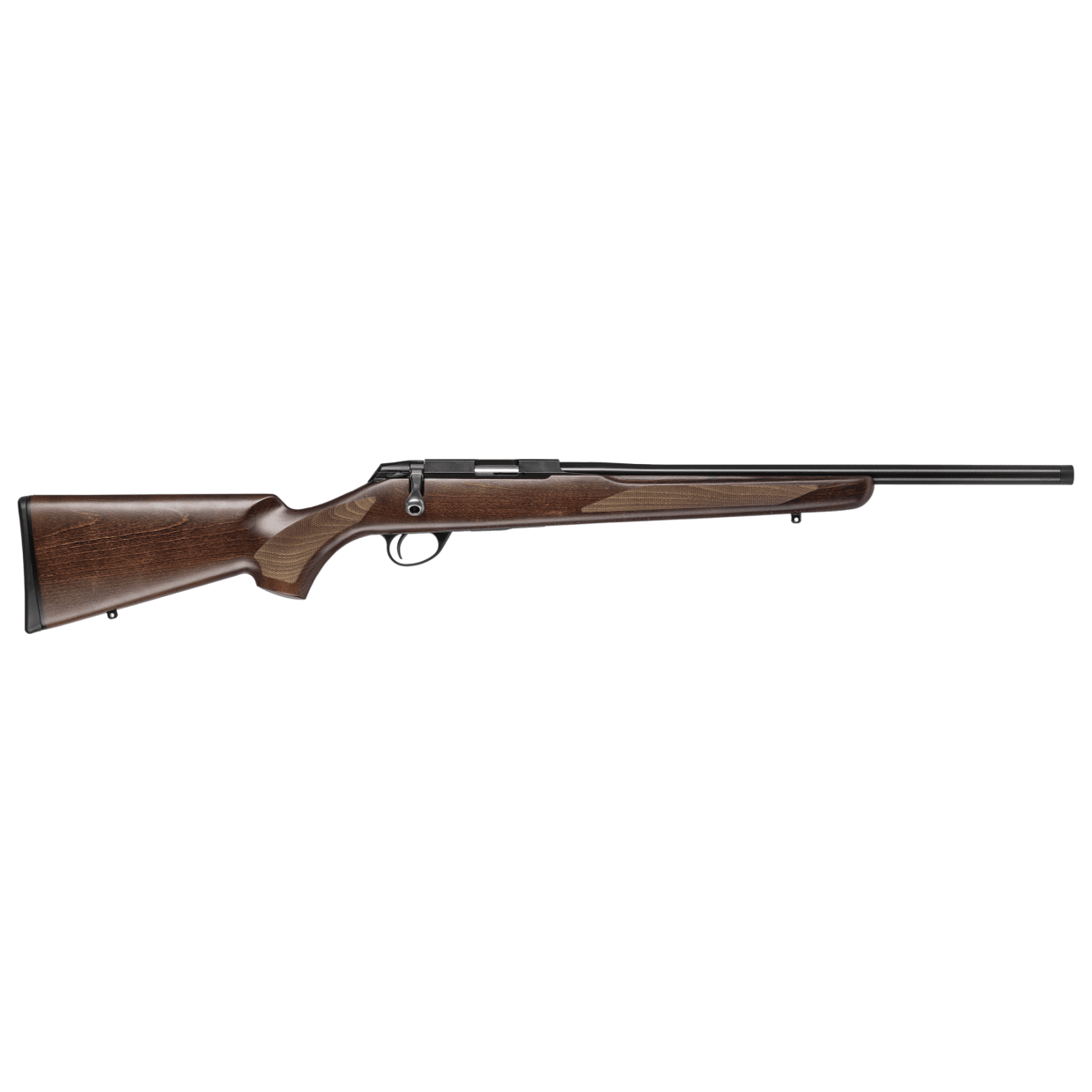 Tikka T1X Hunter Blued Steel 17 HMR NS 20 BBL 1:1/9 1/2x28 TPI RH 6RD Wood / Oiled Brown J04117