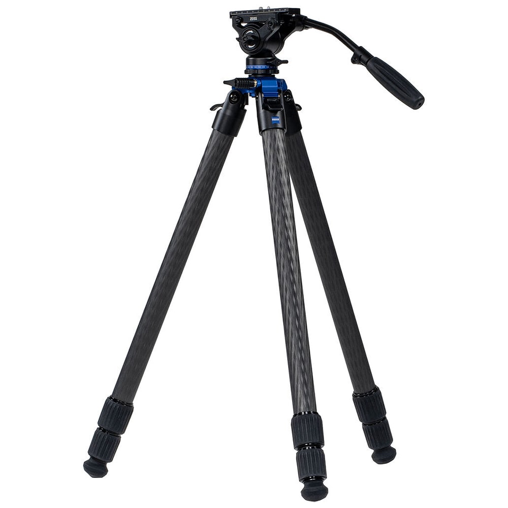 Zeiss Universal Kit w/3/8" Thrd-On Head, Ext Hndl, Ext T-Lock Sys, & 3-Sec Legs (36/32/28mm Dia) Tripod Kit 000000-2708-765