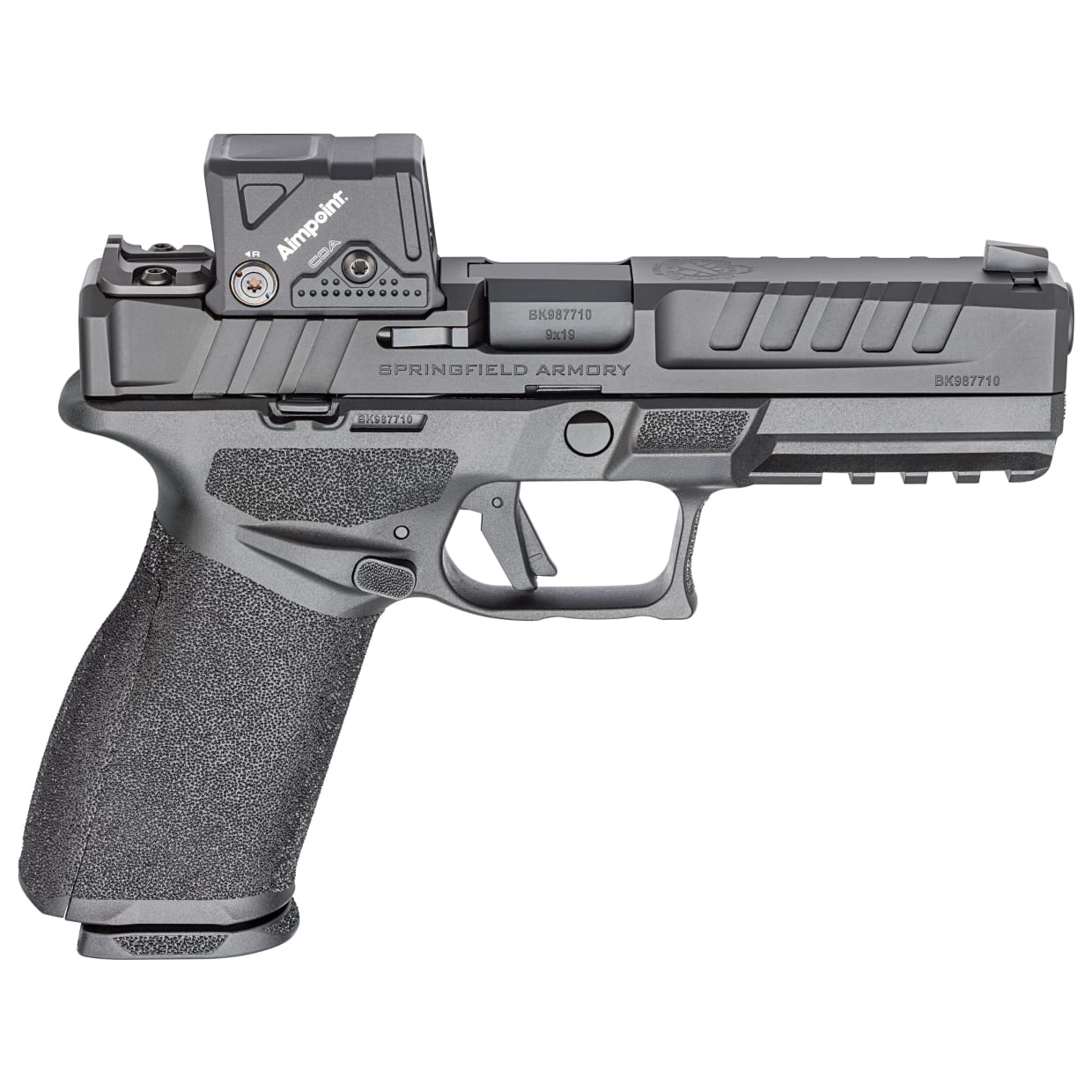 Springfield Armory Echelon COA 9mm 4.5" Bbl Black Handgun w/ Aimpoint COA Optic, 2x15rd Mags EC9459B-COA-15 - Main Image