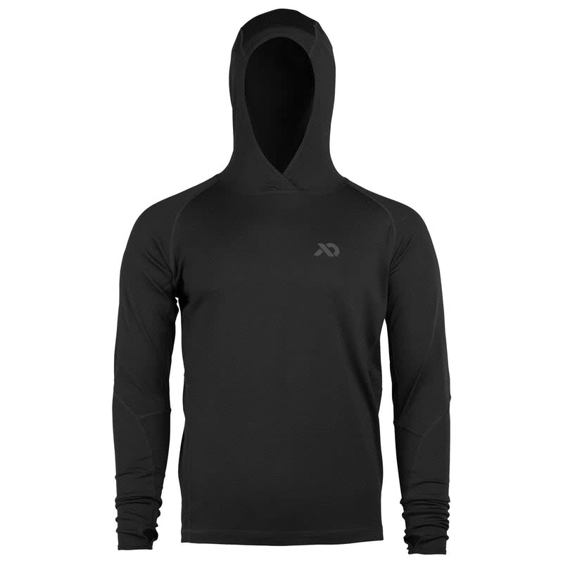 First Lite Men's Wick Hoody Black on Black XL MTWHDBBXL