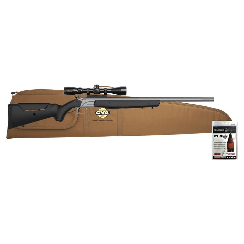 ACCURA MR-X - Stainless Steel | Black - KonusPro 4-12x44 IR BDC Reticle - .50 cal - 26"bbl - 3/4x24 PR3241SSCP