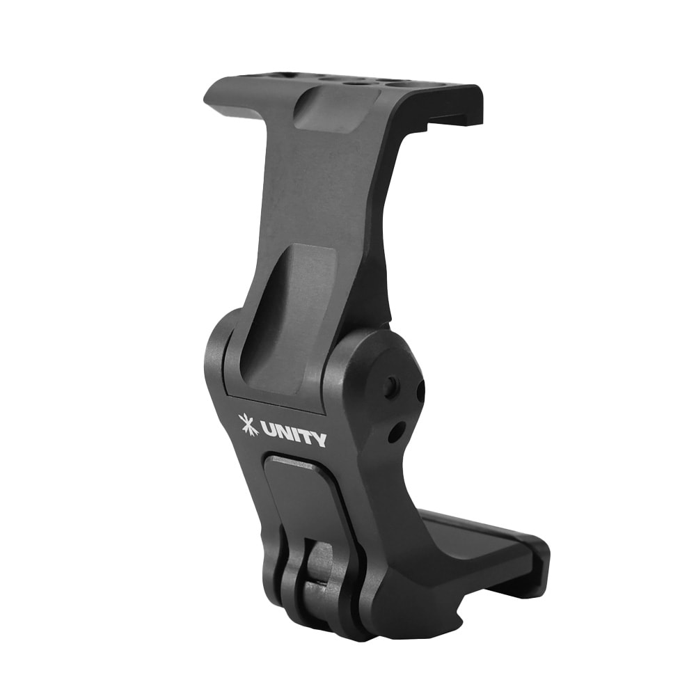 Unity Tactical FAST Flip to Center Magnifier Mount OMNI w/ Integrated QD Lever, Black FST-OMB - Main Image