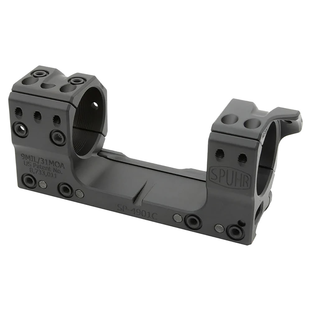 Spuhr Steel Side Clamp Picatinny Scope Mount 34mm H30mm/1.181" 9MIL PIC Gen3 SP-4901CM