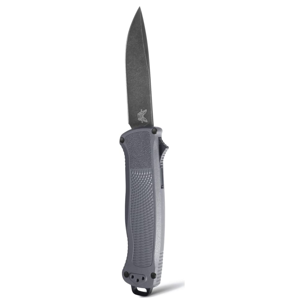 Benchmade Shootout Out-the-Front Auto Dark Grey Drop-Point Knife 5371BK-05 - Main Image