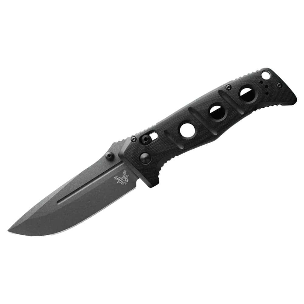 Benchmade Adamas Magnacut 63-65HRC Drop-point 3.78" Knife w/Black G10 Handle 275GY-03 - Main Image