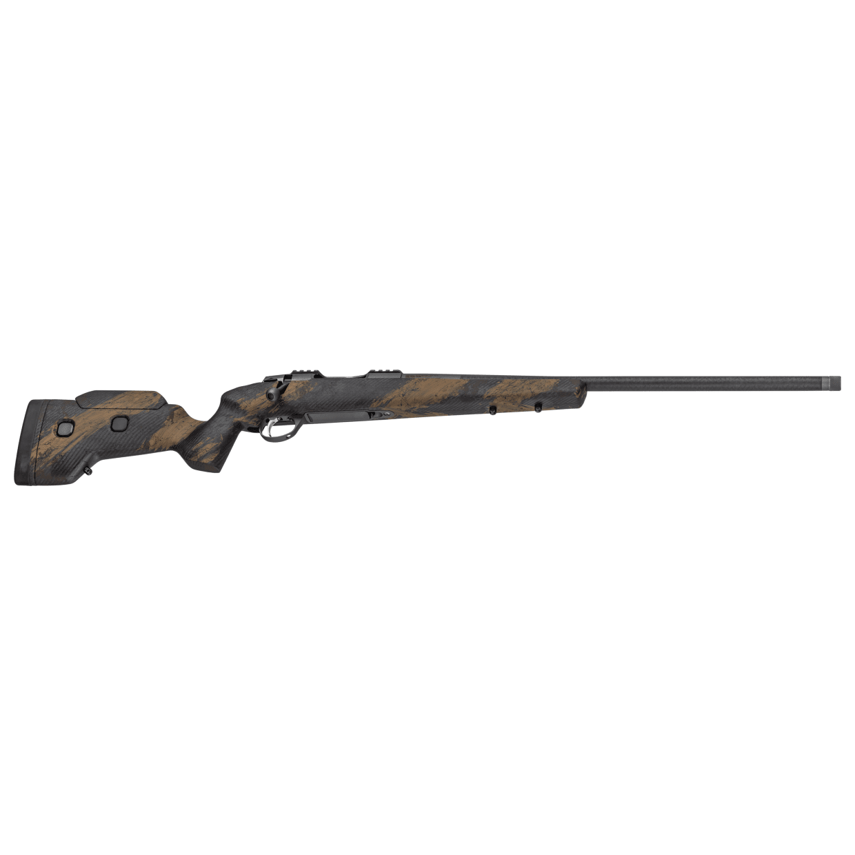 Sako 90 Quest Ultra Stainless Steel 6.5 CM No Sights 20 Carbon Fiber BBL 1:8 5/8x24 TPI RH Std Trig 5RD Carbon Fiber / Black JRS90QUEULT38220
