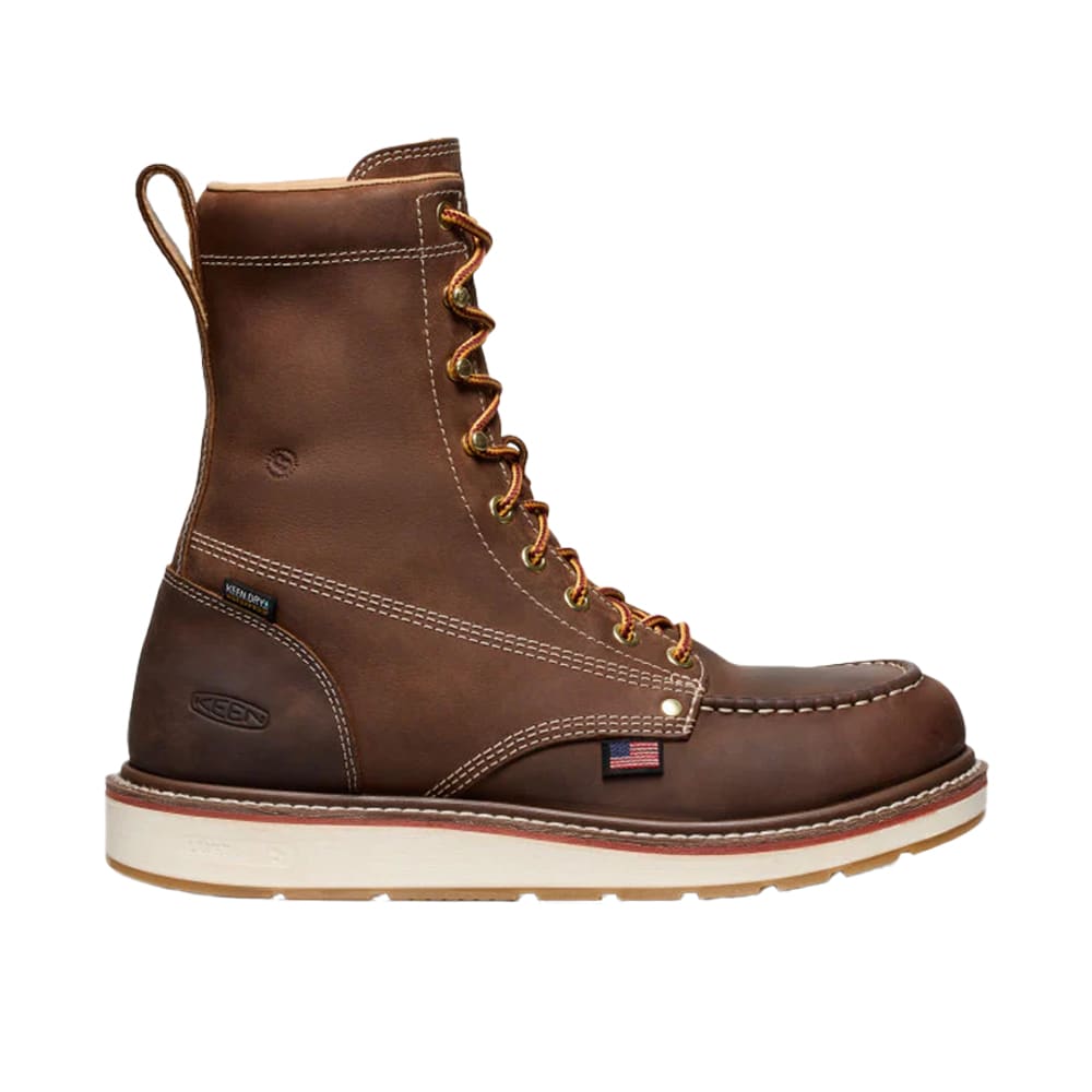 Keen American Built Liberty 8" WP Men's Chestnut/Gum 9 EE 1030606-9EE