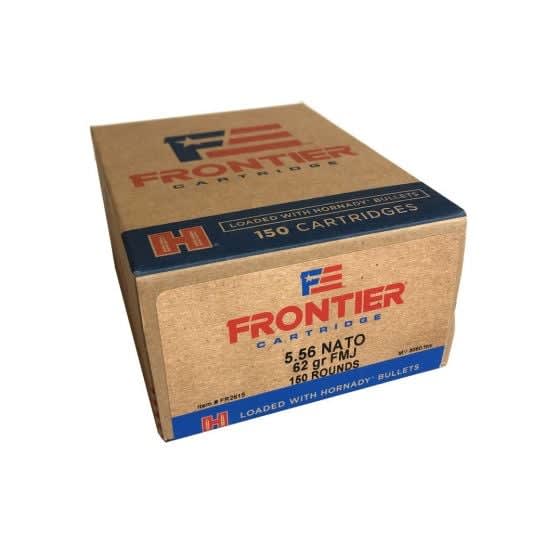 Hornady Frontier 5.56 NATO 62gr FMJ Oriented Ammunition (150/Box) FR2615 - Main Image