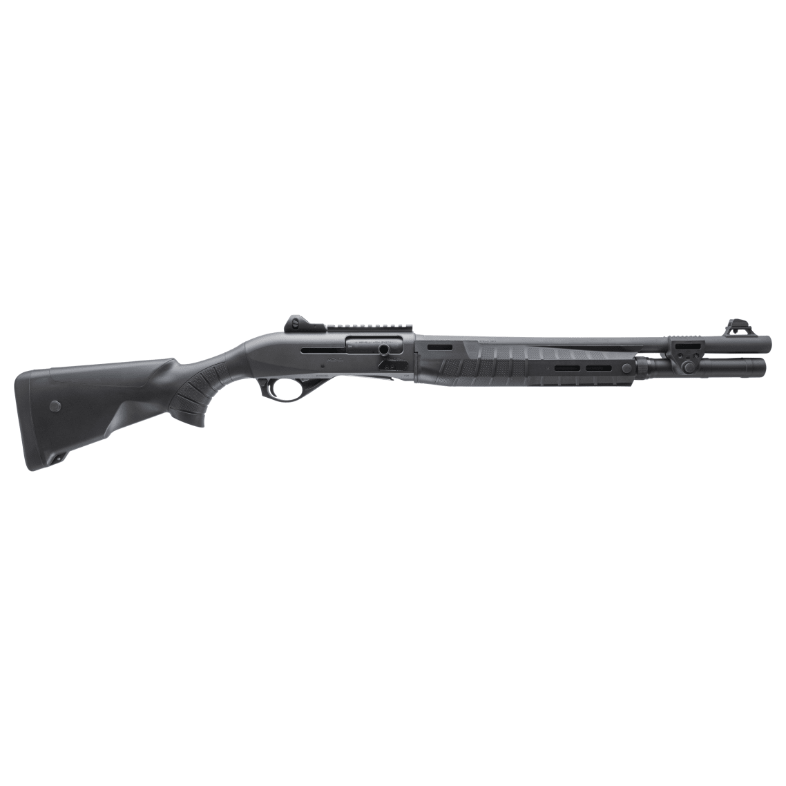 Benelli M2-G1 Tactical 922r 12ga 18.5" Bbl 7+1 Cap Ghost Ring Sights Standard Stock Gray Shotgun 11611 - Main Image