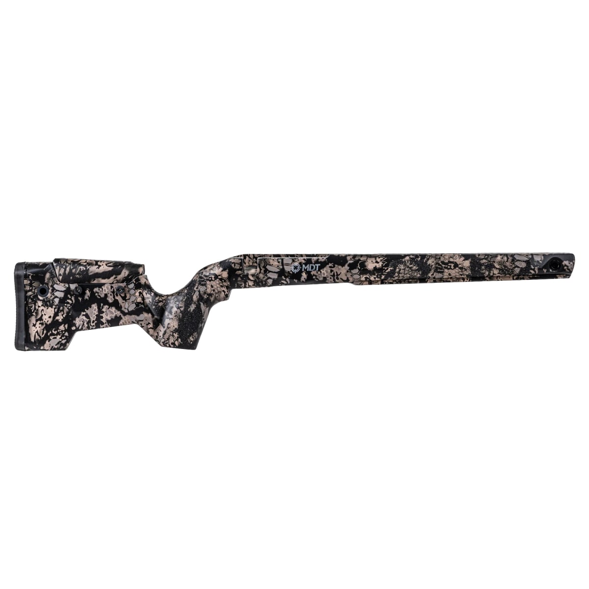 MDT CRBN Tikka T3X Short Action RH Fixed ARCA Kryptek Obskura Nox Chassis System 114849-KOR - Main Image