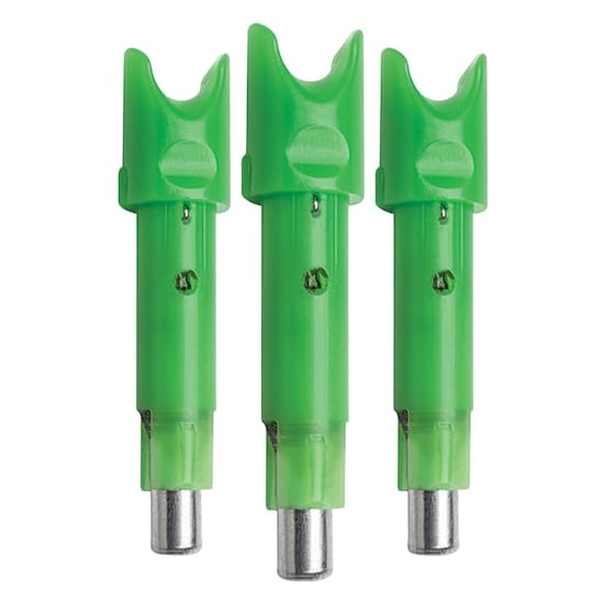 TenPoint ACU-X for HP Bushing Green Lighted Nock Kits 3pk HEA-381.3G - Main Image