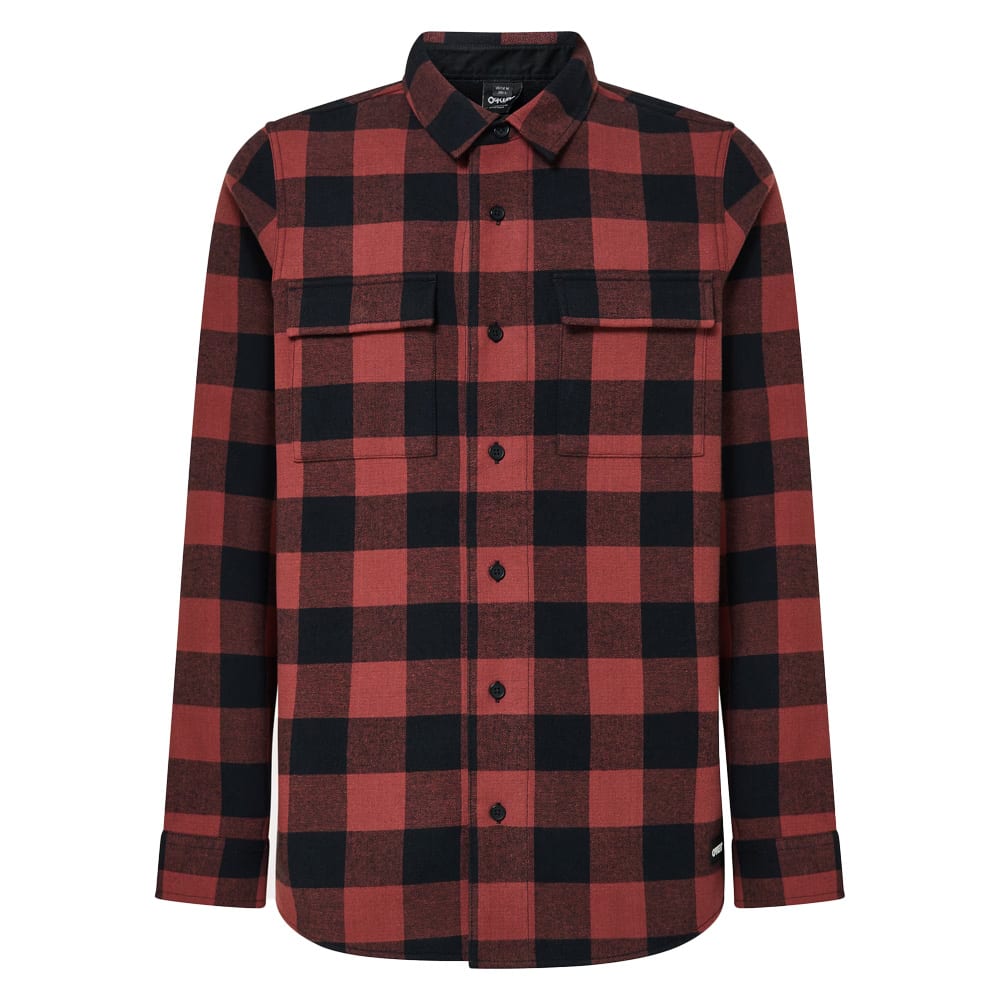 Oakley Men's Rosewood/Black L Lifestyle Bear Cozy Flannel FOA402577-9MS-L - Main Image