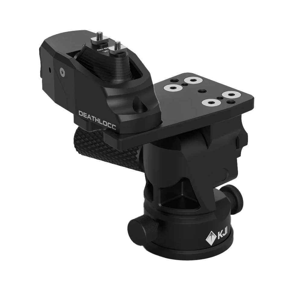 KJI Tripods Reaper Rail Death Locc 360 Degree Pan Anodized Aluminum Pan & Tilt Mount KJ86027 - Main Image