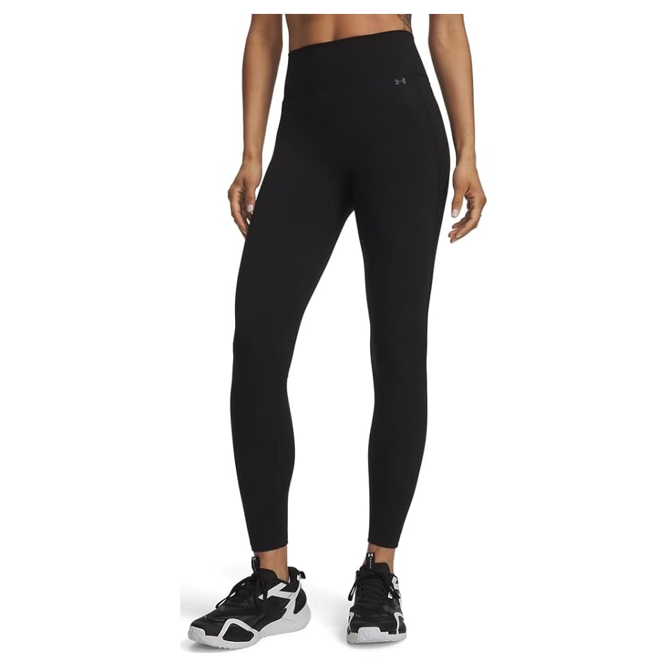 Under Armour Women's Motion Ultimate Black/Castlerock 7/8ths Leggings 6013784-00900 - Main Image
