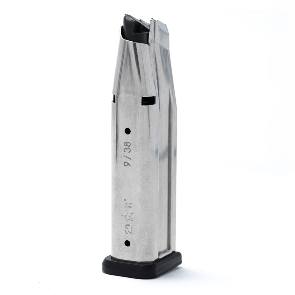 Staccato Mag DS 9mm Super 120mm 17rd Stock V3 2023Stainless Specific To CS And C With Full Grip 701-291912617-00
