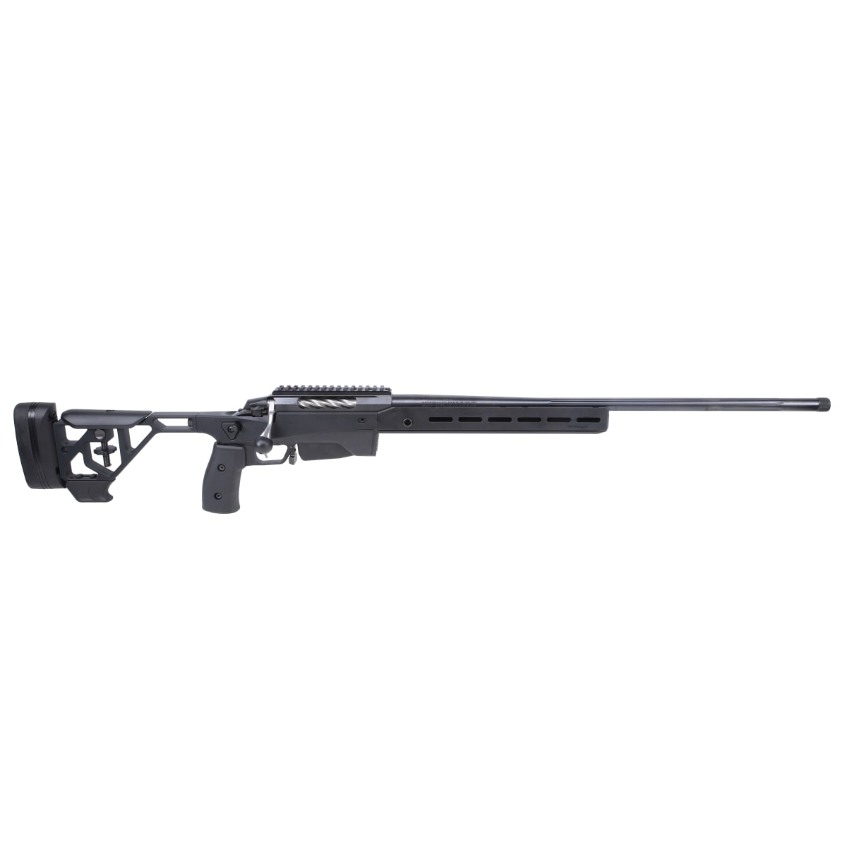 Tikka T3X Ace Game Blued Steel 223 REM NS 24.3 Fluted BBL 1:1/8 5/8x24 TPI RH 5RD Alum ADJ CHK / Anodized J03152