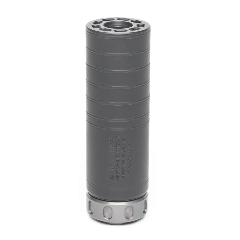 SilencerCo Spectre 9K 9mm/.300 Blackout Subsonic Titanium Black Suppressor SU5528 - Main Image