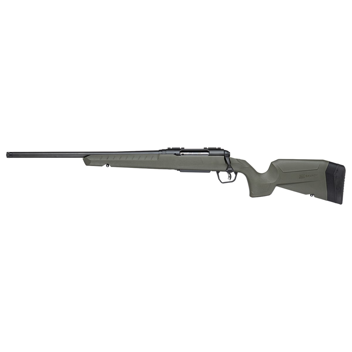 Savage Arms G4 Axis 2 Green LH .308 WIN 1:10" 5/8x24 20" Heavy Sporter Bbl Carbon Steel/Synth Matte BLK Rifle 33141 - Main Image