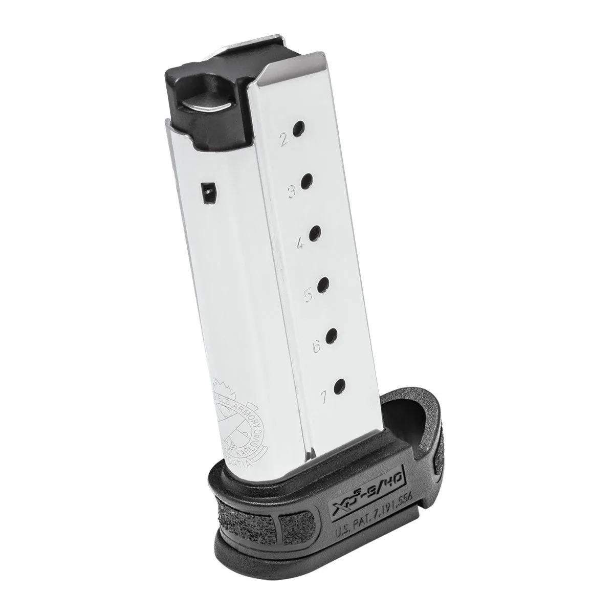 Springfield Armory XD-S Mod.2 .40 S&W 7rd Magazine w/Black Sleeve XDSG04071 - Main Image