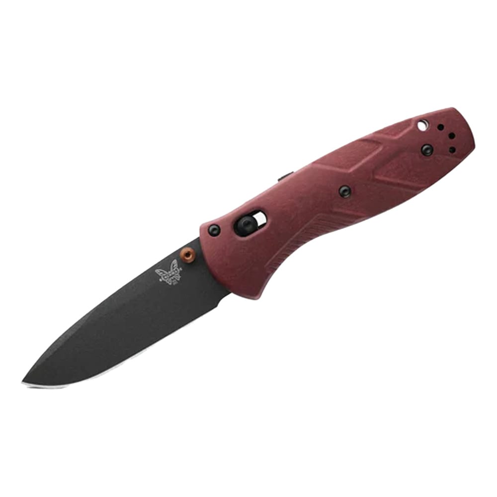 Benchmade Osborne Mini Barrage AXIS Assist Drop-Point Redstone Knife 585BK-04